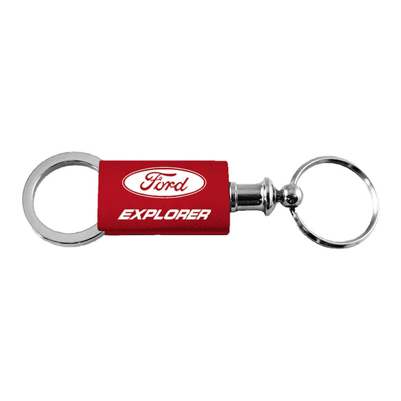 Ford Explorer Keychain & Keyring - Red Valet (KC3718.XPL.RED)