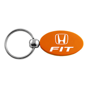 Honda Fit Keychain & Keyring - Orange Oval (KC1340.FIT.ORA)