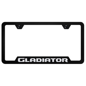 Jeep Gladiator Cut-Out Frame - Laser Etched Black (GF.GLAD.EB)