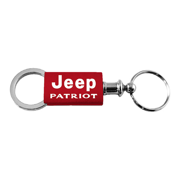 Jeep Patriot Keychain & Keyring - Red Valet (KC3718.PAR.RED)