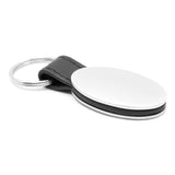 Nissan Rogue Keychain & Keyring - Black Leather Oval (KC3210.ROG)
