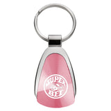 Dodge Super Bee Keychain & Keyring - Pink Teardrop (KCPNK.SUPB)