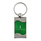 Lincoln Keychain & Keyring - Green Wave (KC3075.LIN.GRN)