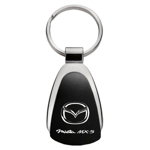 Mazda Miata MX-5 Keychain & Keyring - Black Teardrop (KCK.MIA)