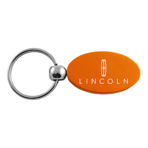 Lincoln Keychain & Keyring - Orange Oval (KC1340.LIN.ORA)