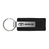 Toyota RAV4 Keychain & Keyring - Carbon Fiber Texture Leather (KC1550.RAV)