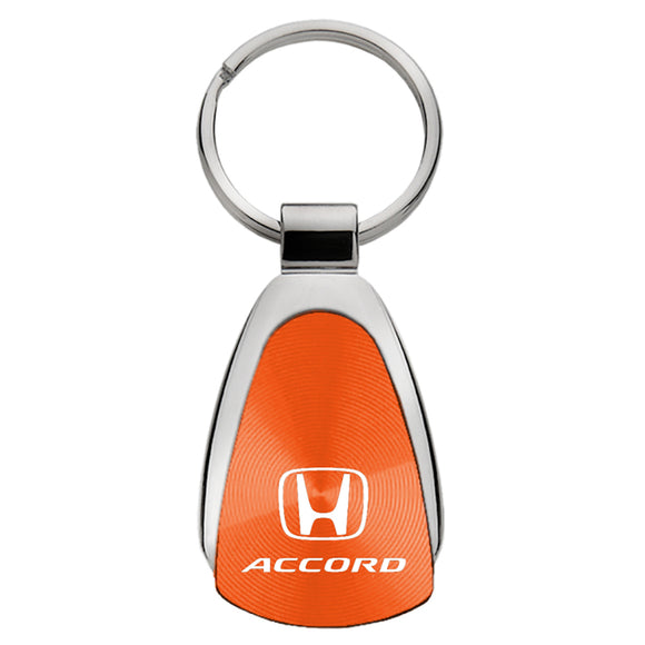 Honda Accord Keychain & Keyring - Orange Teardrop (KCORA.ACC)