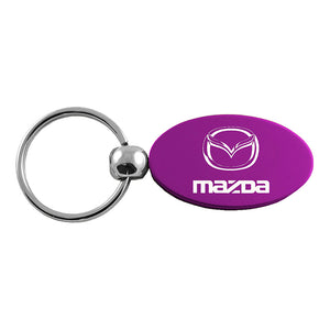 Mazda Keychain & Keyring - Purple Oval (KC1340.MAZ.PUR)