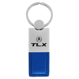 Acura TLX Keychain & Keyring - Duo Premium Blue Leather (KC1740.TLX.BLU)