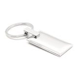 Jeep Grill Keychain & Keyring - Rectangle with Bling White (KC9121.JEEG)