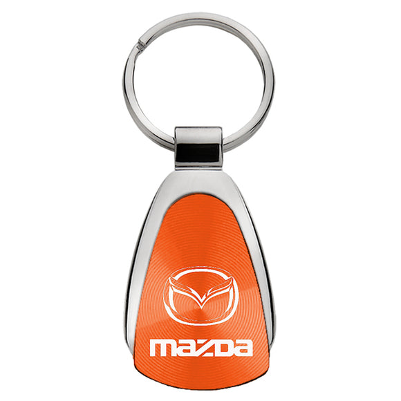 Mazda Keychain & Keyring - Orange Teardrop (KCORA.MAZ)