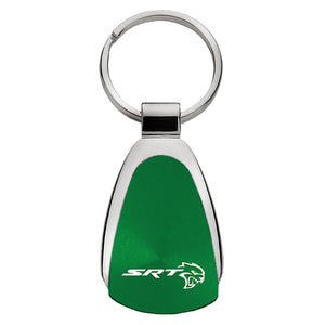 Dodge SRT Hellcat Keychain & Keyring - Green Teardrop (KCGR.SRTH)