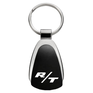Dodge R/T Logo Keychain & Keyring - Black Teardrop (KCK.RT)
