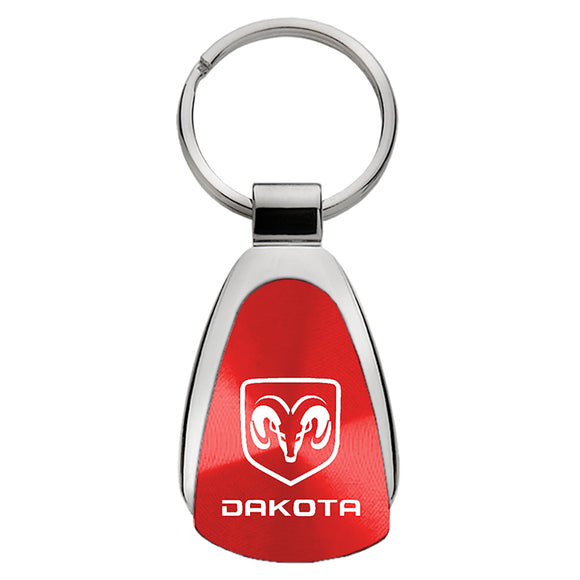Dodge Dakota Keychain & Keyring - Red Teardrop (KCRED.DAK)