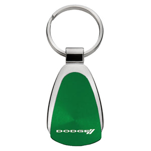 Dodge Stripe Keychain & Keyring - Green Teardrop (KCGR.DODS)