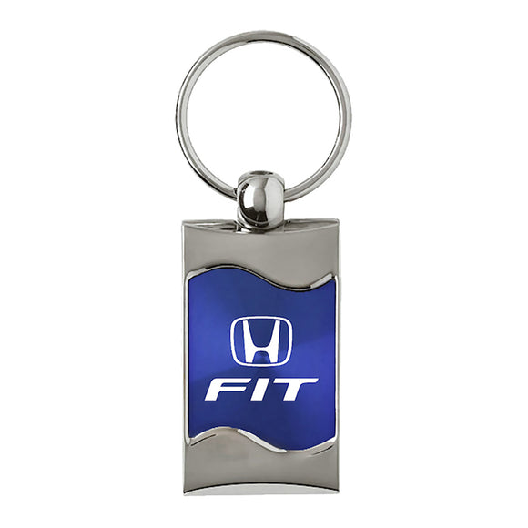 Honda Fit Keychain & Keyring - Blue Wave (KC3075.FIT.BLU)