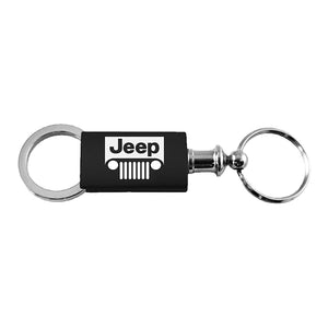Jeep Grill Keychain & Keyring - Black Valet (KC3718.JEEG.BLK)