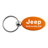 Jeep Wrangler Keychain & Keyring - Orange Oval (KC1340.WRA.ORA)