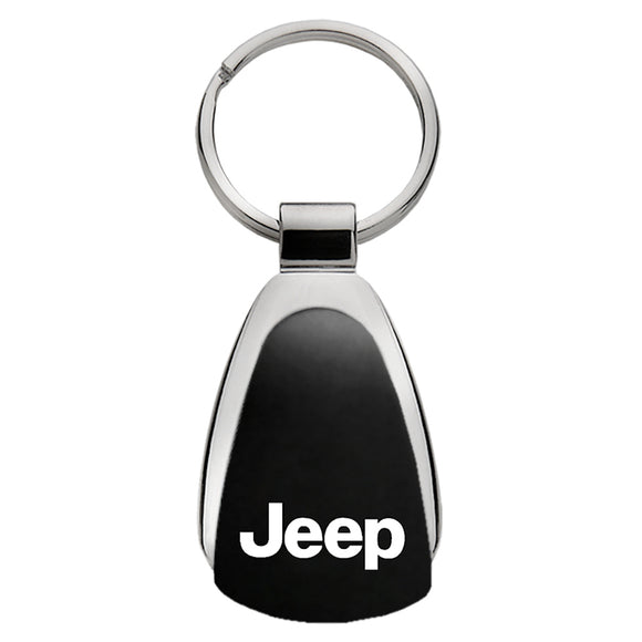 Jeep Keychain & Keyring - Black Teardrop (KCK.JEE)