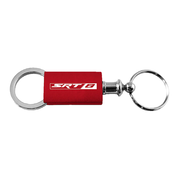 Dodge SRT 8 Keychain Keyring Red Valet KC3718.SRT8.RED WholesaleKeychain