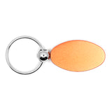 Dodge Hemi Keychain & Keyring - Orange Oval (KC1340.HEM.ORA)