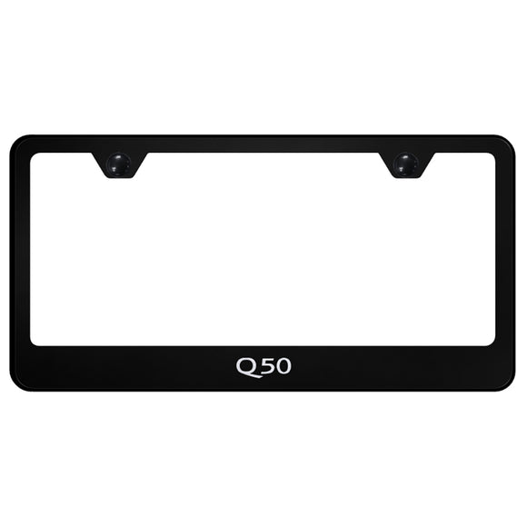 Infiniti Q50 Black License Plate Frame (LF.Q50.EB)