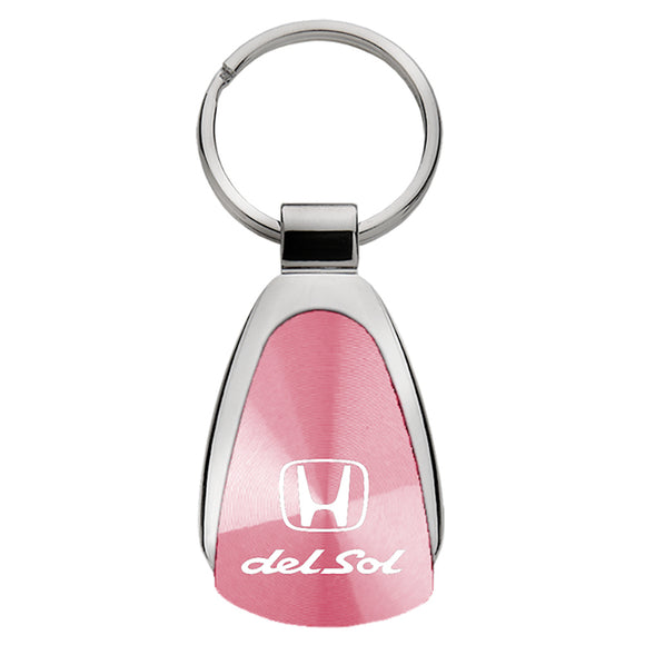 Honda Del Sol Keychain & Keyring - Pink Teardrop (KCPNK.DEL)
