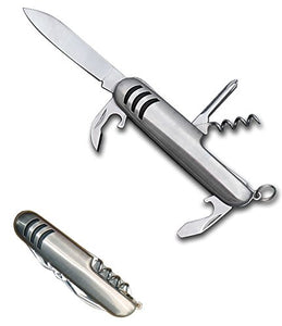 WSK LK31125 Army Pocket Knife - Stainless Steel (WSK-LK31125)