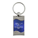 Ford Mustang GT Keychain & Keyring - Blue Wave (KC3075.MGT.BLU)