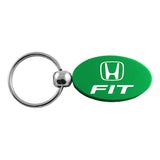 Honda Fit Keychain & Keyring - Green Oval (KC1340.FIT.GRN)