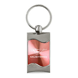 Ford Mustang Keychain & Keyring - Pink Wave (KC3075.MUS.PNK)