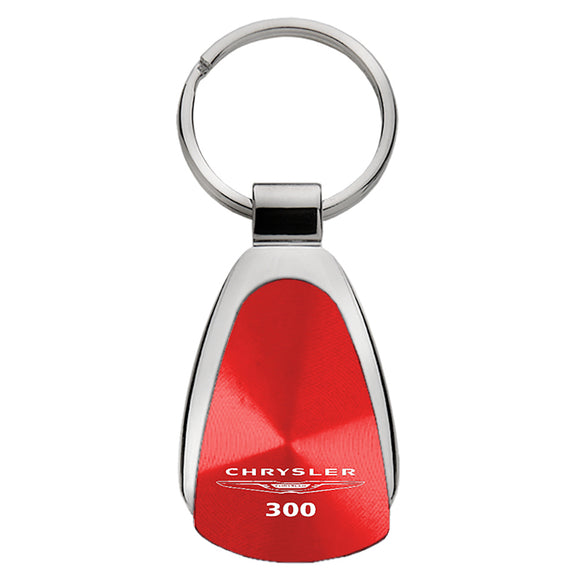 Chrysler 300 Keychain & Keyring - Red Teardrop (KCRED.300)