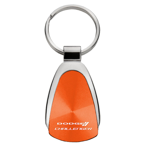Dodge Challenger Keychain & Keyring - Orange Teardrop (KCORA.CHA)