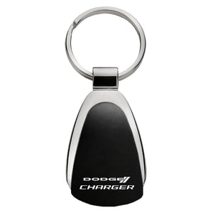 Dodge Charger Keychain & Keyring - Black Teardrop (KCK.CHG)