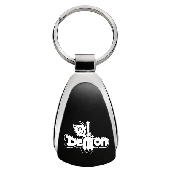 Dodge Dart Demon Keychain & Keyring - Black Teardrop (KCK.DMN)