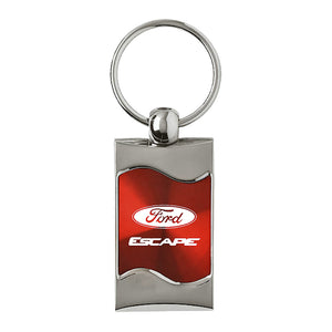 Ford Escape Keychain & Keyring - Red Wave (KC3075.XCA.RED)