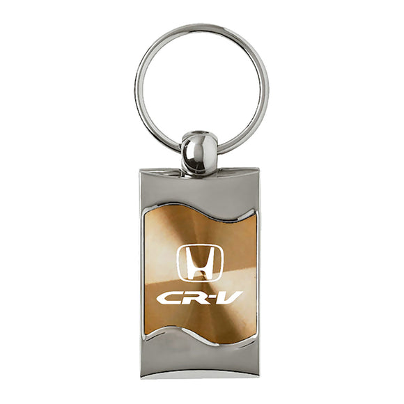 Honda CR-V Keychain & Keyring - Gold Wave (KC3075.CRV.GLD)