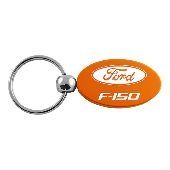 Ford F-150 Keychain & Keyring - Orange Oval (KC1340.F15.ORA)