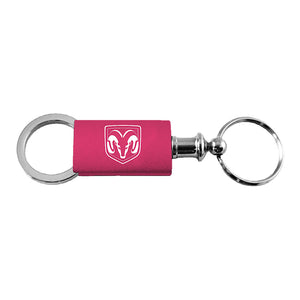 Dodge Ram Head Keychain & Keyring - Pink Valet (KC3718.RAMH.PNK)