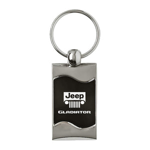 Jeep Gladiator Keychain & Keyring - Black Wave (KC3075.GLAD.BLK)