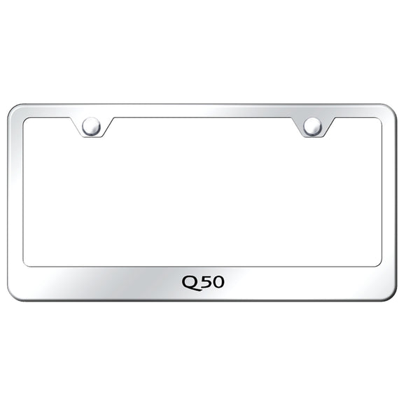 Infiniti Q50 Mirrored License Plate Frame (LF.Q50.EC)