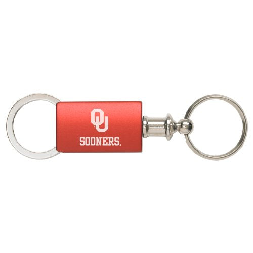 Oklahoma Sooners Keychain & Keyring - Red Valet (KC3718.OKL.RED)