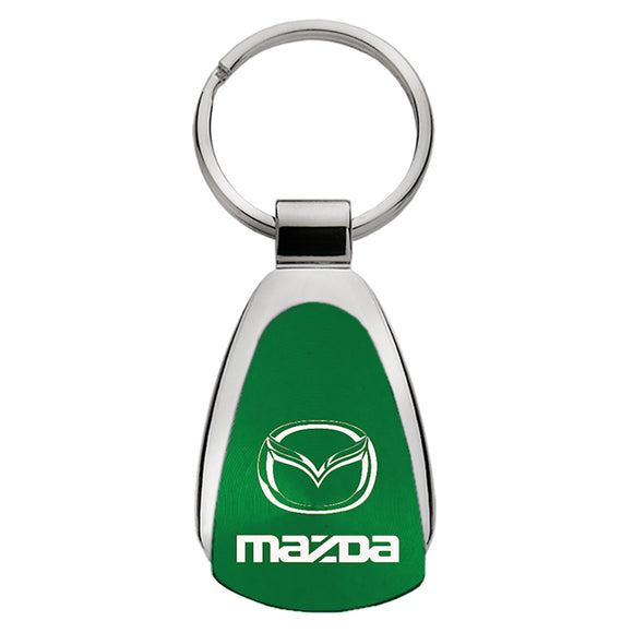 Mazda Keychain & Keyring - Green Teardrop (KCGR.MAZ)