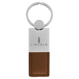 Lincoln Keychain & Keyring - Duo Premium Brown Leather (KC1740.LIN.BRN)