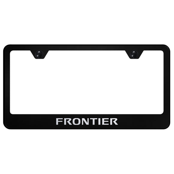 Nissan Frontier Black License Plate Frame (LF.FRO.EB)