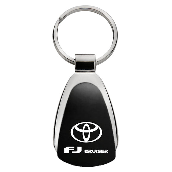 Toyota FJ Cruiser Keychain & Keyring - Black Teardrop (KCK.FJC)