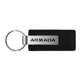 Nissan Armada Keychain & Keyring - Premium Black Leather (KC1540.ARM)