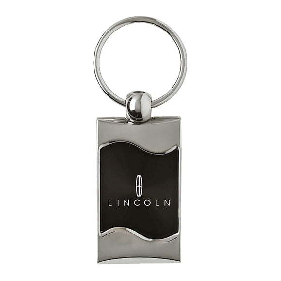 Lincoln Keychain & Keyring - Black Wave (KC3075.LIN.BLK)