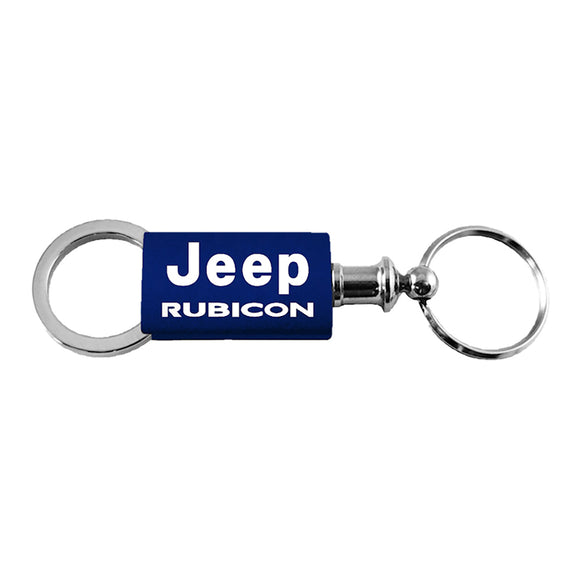 Jeep Rubicon Keychain & Keyring - Navy Valet (KC3718.RUB.NVY)