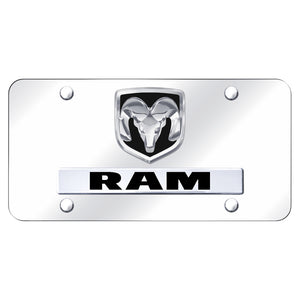 Dodge RAM Logo Chrome Plate (AG-DRAM.OEM.CC)